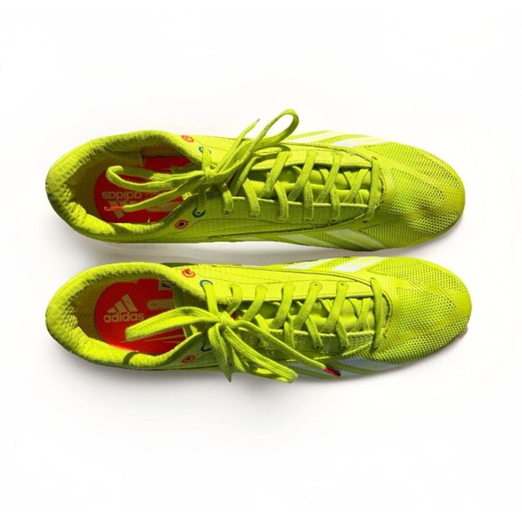 Adidas Sprint Star 4 Mens Size 9.5 Yellow Running Track & Field Spikes Shoes - Picture 10 of 10